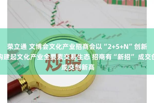 荣立通 文博会文化产业招商会以“2+5+N”创新模式构建起文化产业全要素交易生态 招商有“新招” 成交创新高